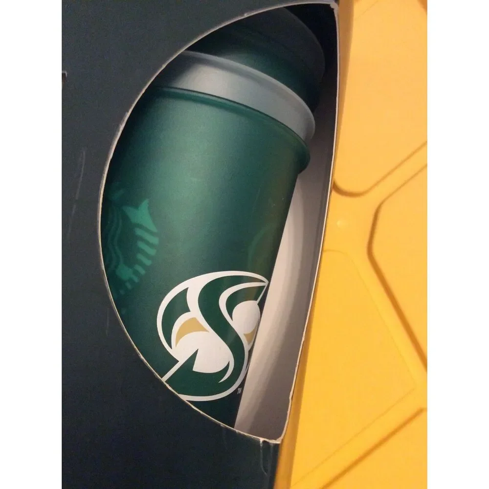 New Starbucks Sacramento state Campus Reusable Cole Cups 5 in set